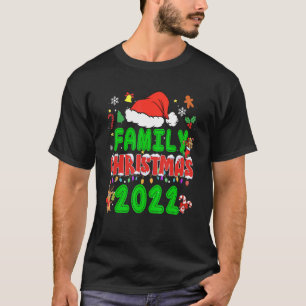 Family Christmas 2022 Team Santa Elf Squad Pyjamas T-Shirt