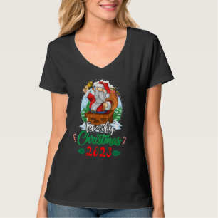 Family Christmas 2023 Matching  Squad Santa Elf  1 T-Shirt