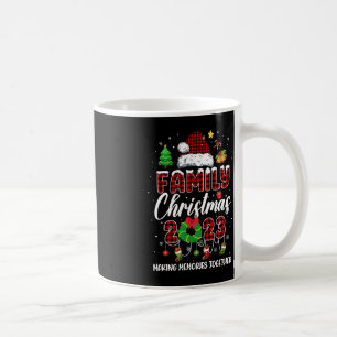 Family Christmas 2023 Matching Squad Santa Elf Fun Coffee Mug