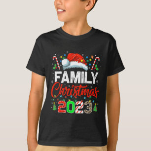 Family Christmas 2023 Matching Squad Santa Elf Fun T-Shirt