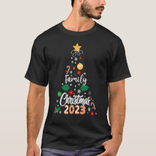 Family Christmas 2023 Matching   Squad Santa Elf   T-Shirt