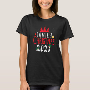 Family Christmas 2023 Matching  Squad Santa Elf    T-Shirt