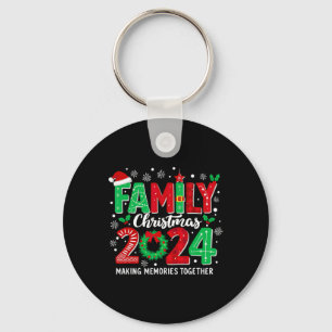 Family Christmas 2024 Chrismas Crew Xmas Family Ma Key Ring