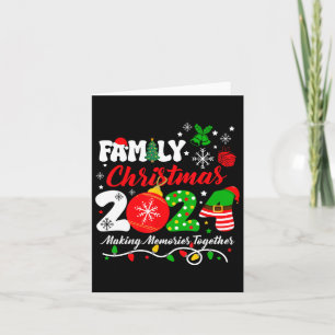 Family Christmas 2024 Making Memories Together Xma Card