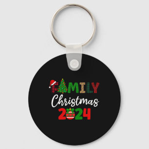 Family Christmas 2024 Matching Group Santa Xmas Pa Key Ring