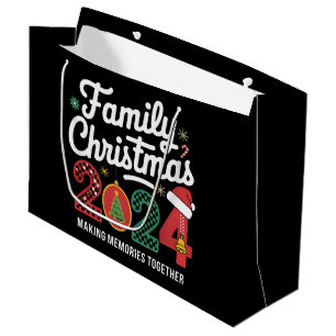 Family Christmas 2024 Matching Outfit Xmas Squad Large Gift Bag