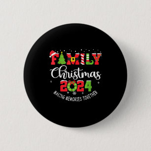 Family Christmas 2024 Matching Outfit Xmas Squad S 6 Cm Round Badge