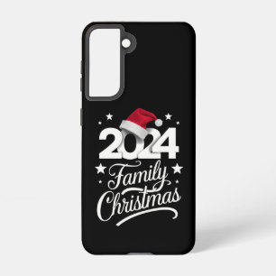 Family Christmas 2024 Matching Pajama Santa Samsung Galaxy Case