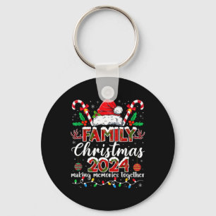 Family Christmas 2024 Matching Squad Santa Elf Fun Key Ring