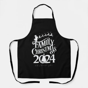 Family Christmas 2024 Memories Together Matching  Apron