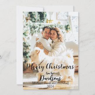 Family Christmas 2024 Photo Holiday Card