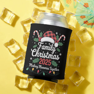Family Christmas 2025 Crew Group Matching Family  Can Cooler
