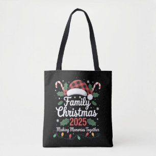 Family Christmas 2025 Crew Group Matching Family  Tote Bag