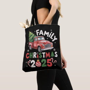 Family Christmas 2025 Crew Group Matching Family Tote Bag