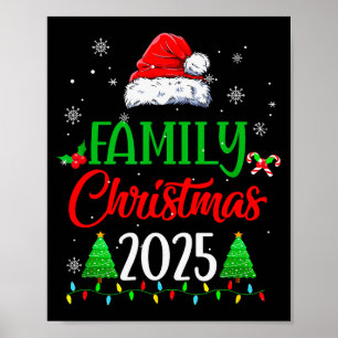 Family Christmas 2025 Matching Family Christmas Sq Poster