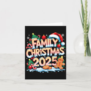 Family Christmas 2025 Matching Gift  Card