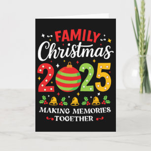 Family Christmas 2025 Matching Group Dinner Cruise Card