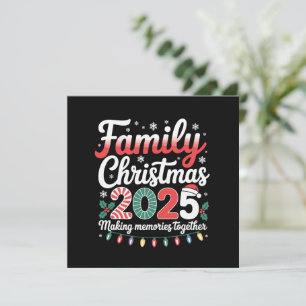 Family Christmas 2025 Matching Outfit Xmas Squad Holiday Card