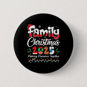 Family Christmas 2025 Matching Outfit Xmas Squad S 6 Cm Round Badge