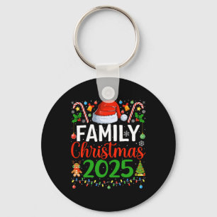 Family Christmas 2025 Matching Pyjamas Xmas Family Key Ring
