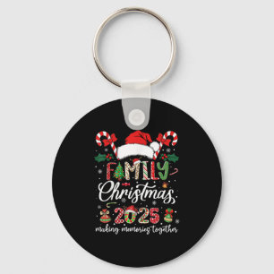 Family Christmas 2025 Matching Squad Santa Elf Fun Key Ring