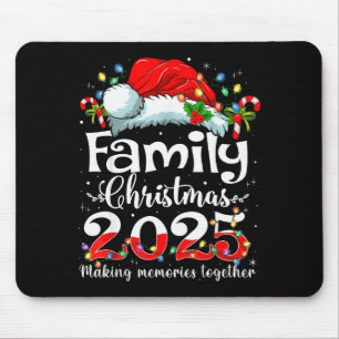 Family Christmas 2025 Matching Squad Santa Elf Fun Mouse Pad