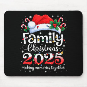 Family Christmas 2025 Matching Squad Santa Elf Fun Mouse Pad