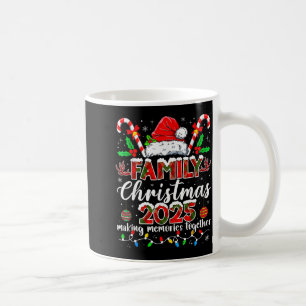 Family Christmas 2025 Matching Tee Xmas Santa Pjs  Coffee Mug