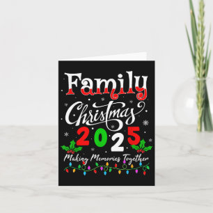 Family Christmas 2025 Matching Xmas Pyjamas Christ Card