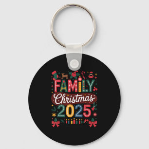 Family Christmas 2025 Squad Santa Elf Xmas Matchin Key Ring