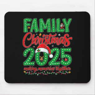 Family Christmas 2025 Squad Santa Elf Xmas Matchin Mouse Pad