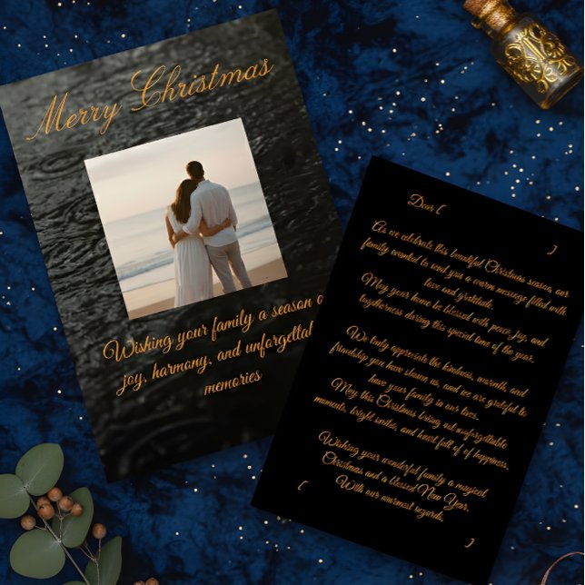 Family Christmas Card – Editable Design (Creator Uploaded)