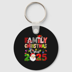 Family Christmas Crew 2025 Matching Outfit Xmas Sq Key Ring