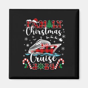 Family Christmas Cruise 2024 Matching Family Cruis Magnet