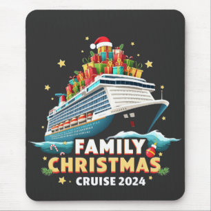 Family Christmas Cruise 2024 Matching Outfit Mouse Pad