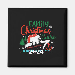 Family Christmas Cruise 2024 Merry Cruisemas Xmas  Magnet