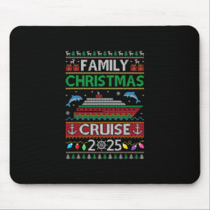 Family Christmas Cruise 2025 Cruise Squad Family M Mouse Pad