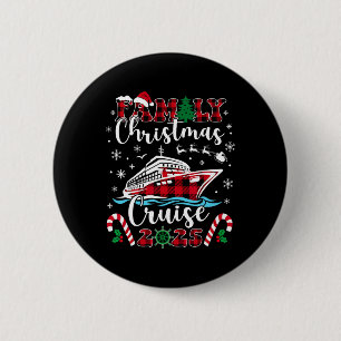 Family Christmas Cruise 2025 Matching Family Cruis 6 Cm Round Badge