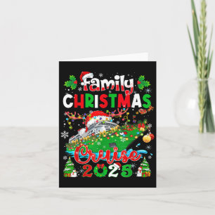 Family Christmas Cruise 2025 Matching Family Cruis Card