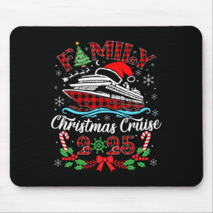 Family Christmas Cruise 2025 Matching Family Cruis Mouse Pad
