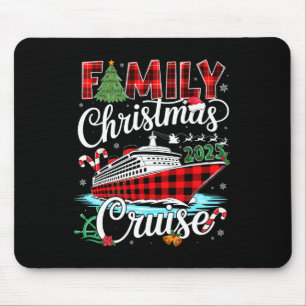 Family Christmas Cruise 2025 Matching Family Cruis Mouse Pad