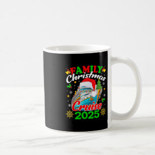 Family Christmas Cruise 2025 Xmas Santa Elf Squad  Coffee Mug