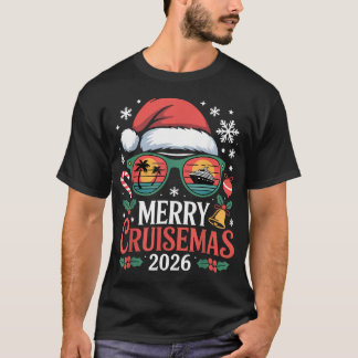 Family Christmas Cruise 2026 Merry Cruisemas Xmas T-Shirt