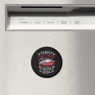 Family Christmas Cruise Squad 2024 Matching Outfit Magnet