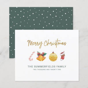 Family Christmas Fun Holidays Card
