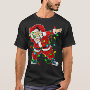 Family Christmas  Funny Santa Christmas Lights  T-Shirt