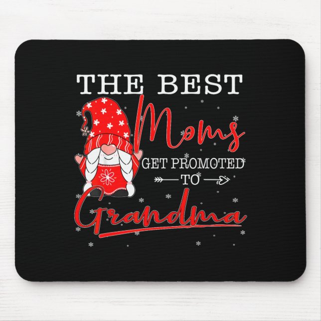 Family Christmas Gnome The Moms Get Promoted To Gr Mouse Pad (Front)