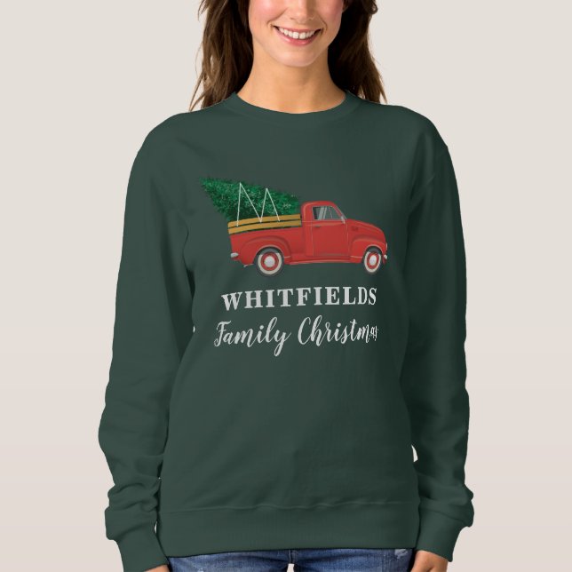 Family Christmas Holidays Matching Mum Sweatshirt (Front)