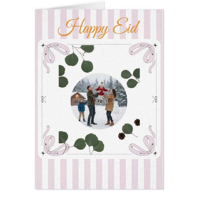 Family Christmas Invitation — Celebrate Love, Laug (Front)