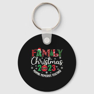 Family Christmas making memories together 2023  Key Ring